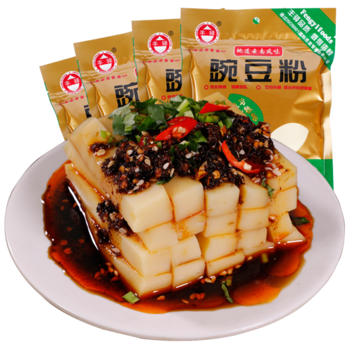 豆粉凉粉豌豆430gx3纯豌云南四川特产自制家用面粉