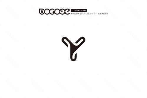 y字母创意图形logo