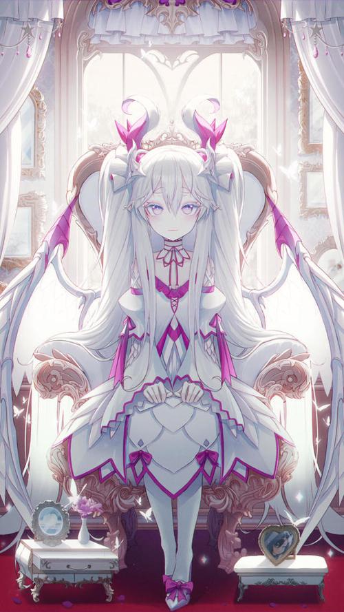 动漫图片|白发的女孩是真的爱