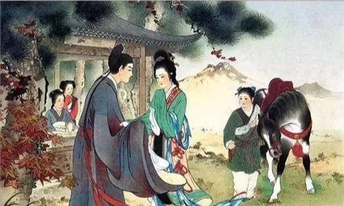 "天壤王郎"的成语由此而来,表示对丈夫不满意.