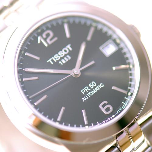 天梭(tissot)pr50系列经典机械男表 t34.1.483.52 全球联保