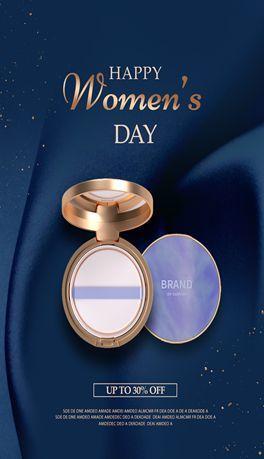 首页 广告平面 海报 粉红系化妆品海报素材