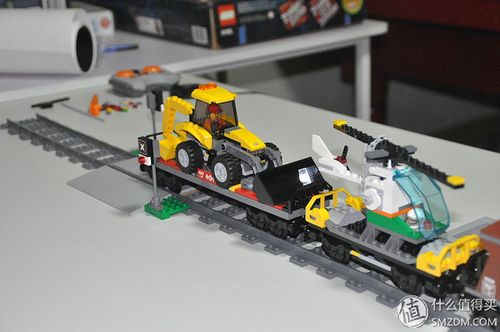 lego穷三代 篇六十七:#本站首晒# lego 乐高 城市系列 60098 重载火车