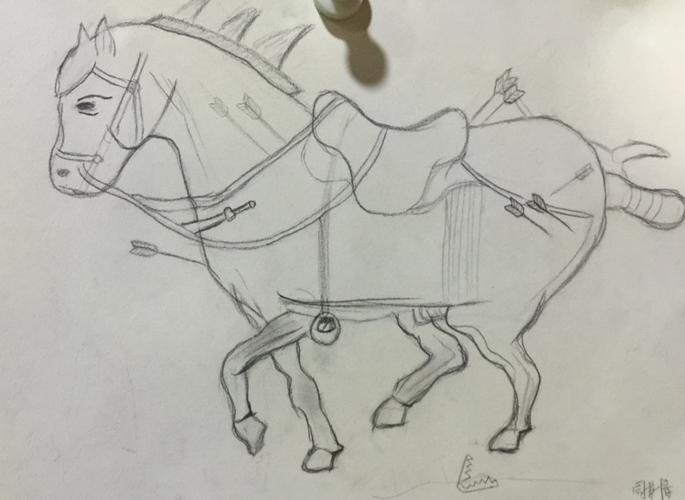 速写课堂之—昭陵六骏