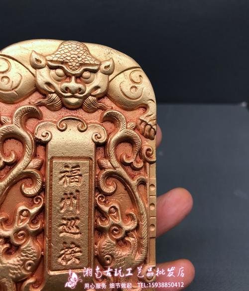 古代信令兵符将军令布政巡按令唐宋明清令牌金腰牌黄铜瑬金复古