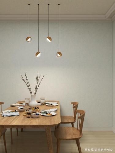 艺术涂料选蓝天治愈色系,与2020年流行色蓝色搭配成"