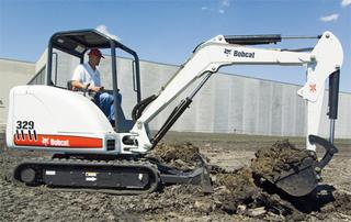 山猫 bobcat329 挖掘机