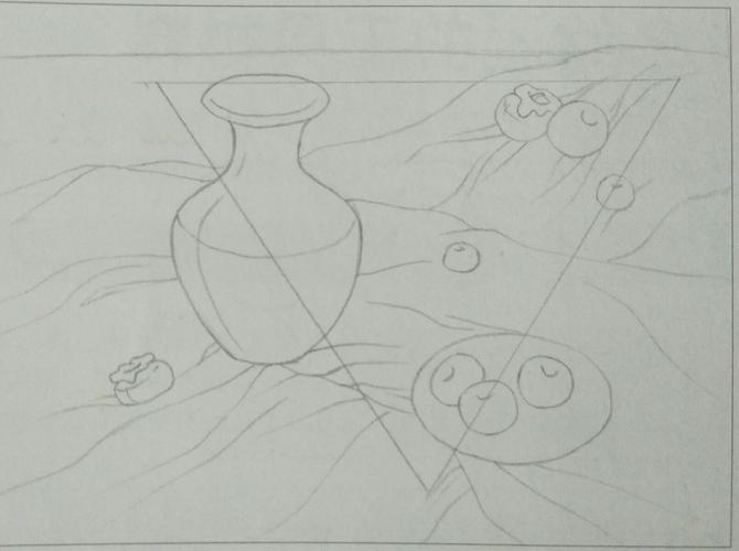 兴趣 素描01 写美篇相互联系 素描的构图 构图就是绘画时根据题材和