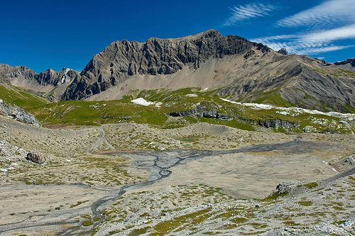 冰碛_区域_冰河_风景_山_瓦莱州_瑞士_欧洲_图片大全