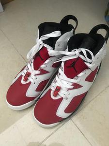 aj6 胭脂红 45码