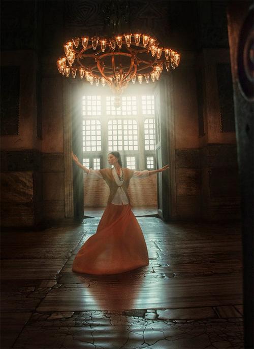 复古又性感摄影师daviddubnitskiy油画风复古人像作品