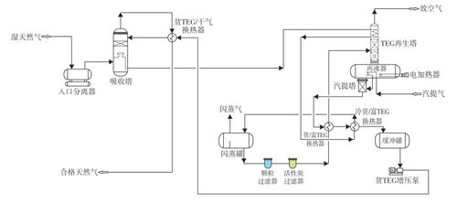 某海洋气田中心平台三甘醇脱水系统模拟研究