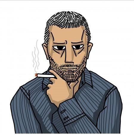 成熟大叔男人味十足微信头像微信头像男沧桑抽烟