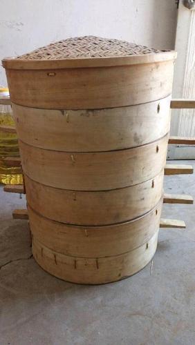 纯木制蒸包子蒸笼