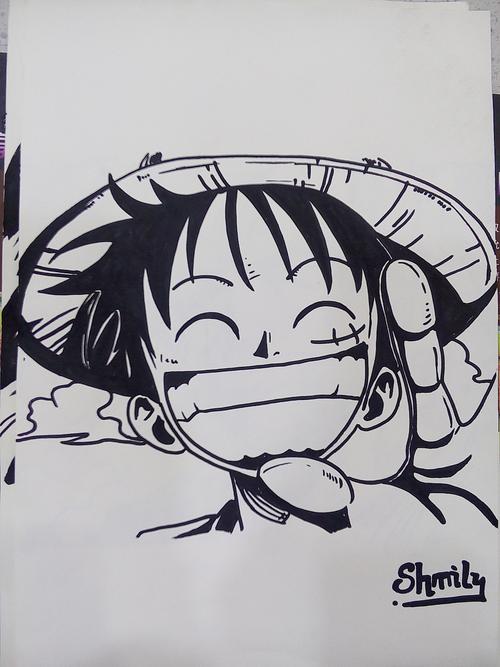海贼王手绘(绘画习作)