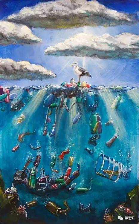 儿童主题绘画三我是环保小卫士