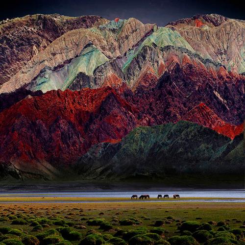 昆仑山风光(组1)-彭学平