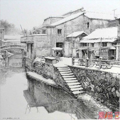 铅笔素描风景画的技巧与方法