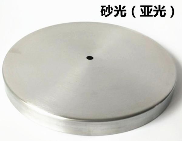 盘餐台脚底圆盘 底座桌脚支架 不锈钢底盘桌脚装饰盖 55cm 特厚加大