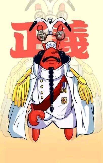 《海绵宝宝》和《海贼王》串台,"下海"三大将,"q"版白