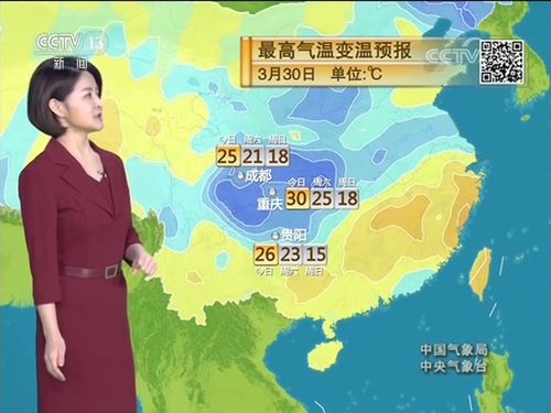 最高气温变温预报;24小时天气预报;强对流天气蓝色预警;大雾黄色预警