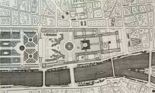 改造巴黎卢浮宫设计图纸