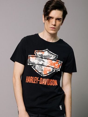 商品harley-davidson 哈雷戴维森 男士印花t恤