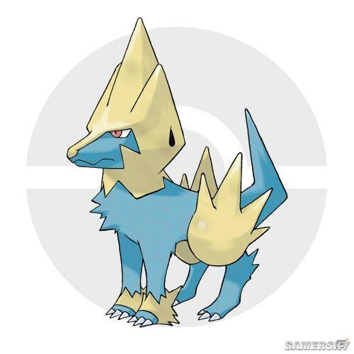 进化成雷电兽的落雷兽可以在《口袋妖怪y》中捕捉,但是mega石和雷电兽