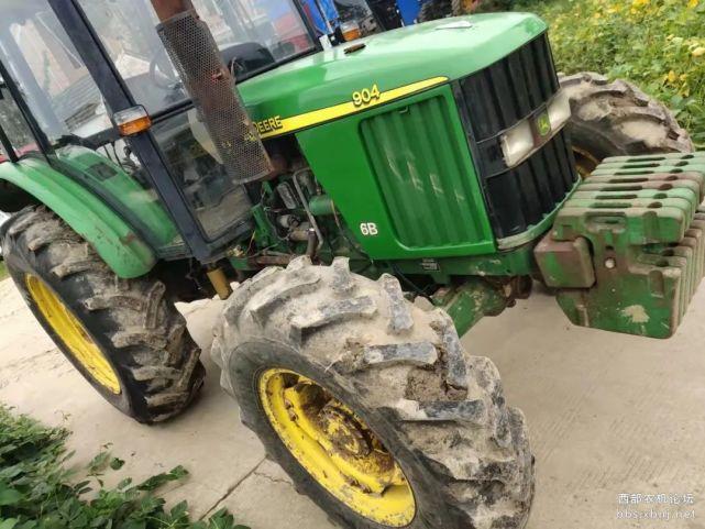 【二手农机】出售免检约翰迪尔6b-904拖拉机!