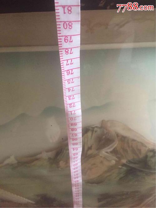 大型贝雕画长140厘米宽80厘米厚9厘米(长城古塞)