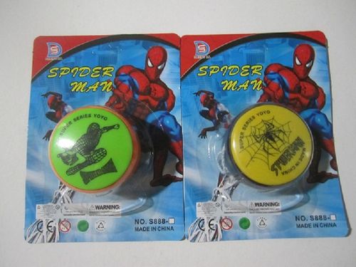 溜溜球/悠悠球/yoyo球/单吸蜘蛛侠实色溜溜球)