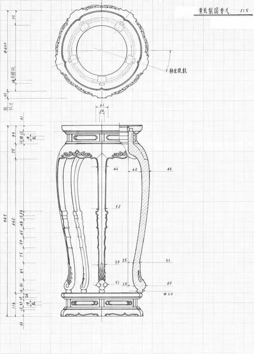 古典家具制作手绘大样图.(建议收藏)