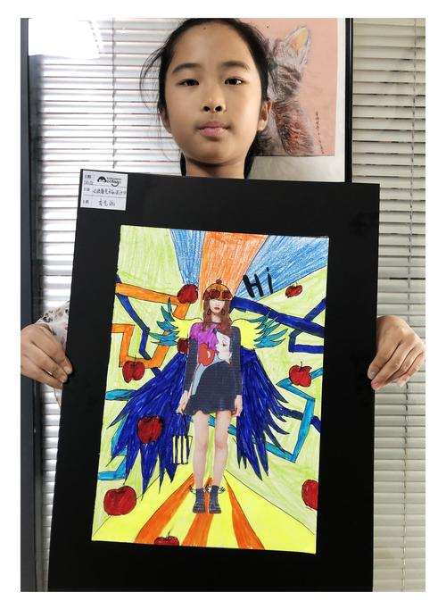 【蒙太奇少儿美术】四级班学员——李艺涵作品微画展