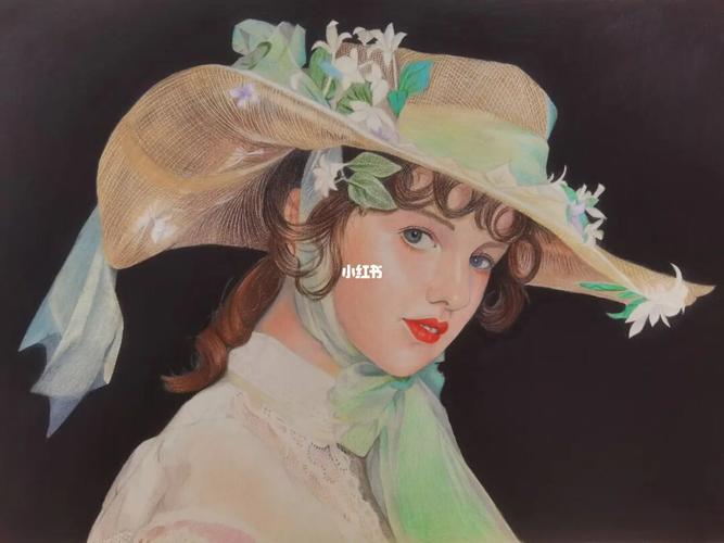 彩铅人物画_彩铅_手绘_彩铅手绘_文化_绘画