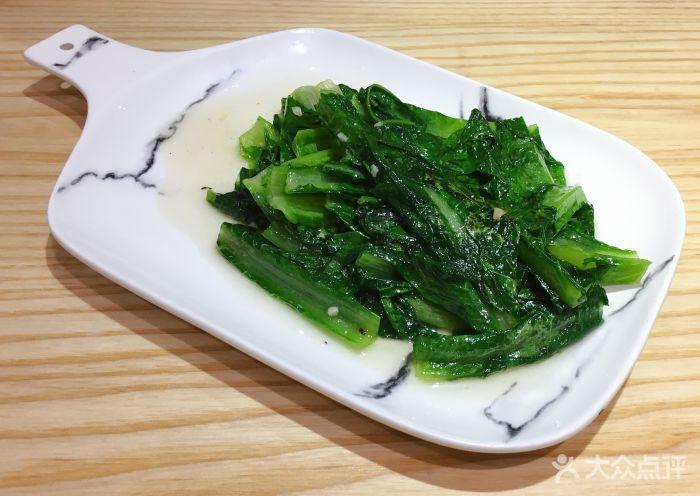 春梅里潮汕卤鹅(侨香店)蒜蓉青菜图片 - 第3张