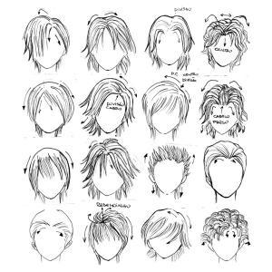 人物简笔画头发的画法