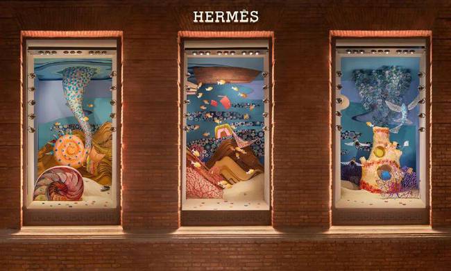 爱马仕新店设计,好多"马"!|hermès|奥运会|橱窗|快闪店_网易订阅