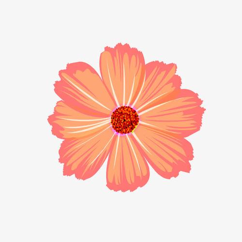关键词 : 植物,红色花,卡通,一朵花,海洛创意,花儿免抠
