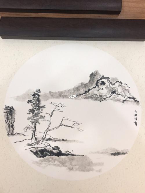 国画自学,超简单的山水小品_国画_山水画_文化_绘画
