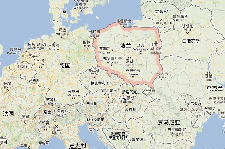 波兰共和国周围有哪些国家