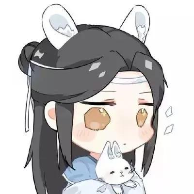 今年火了《魔道祖师》动漫情侣头像,萌系忘羡好可爱,无辜的大眼