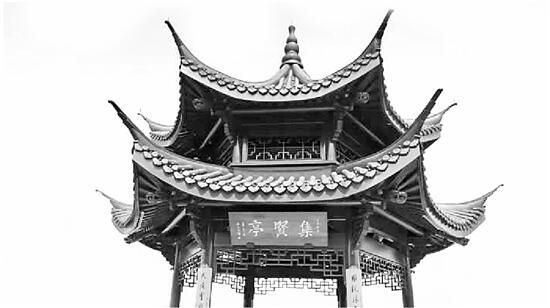 假期首日,修葺一新的西湖集贤亭亮相
