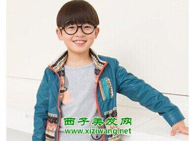 最新男儿童短发发型扎法效果图