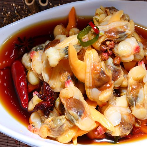 船小二熟酱蛤蜊肉丹东黄蚬子肉酱汁蛤蜊花甲卤沙蚬子贝肉丹东海鲜