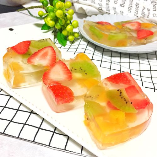 水果果冻的做法