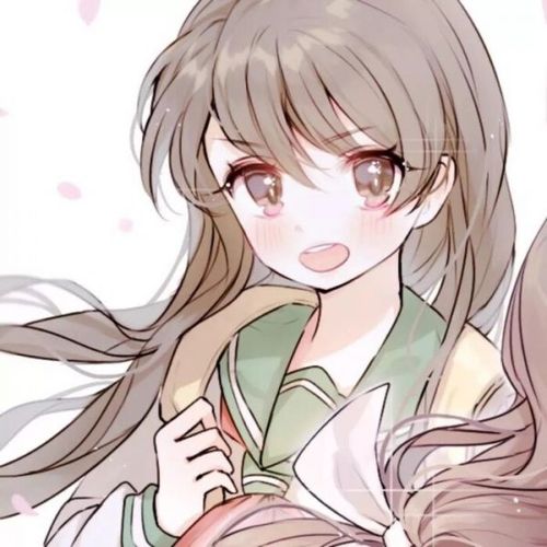 手绘闺蜜头像