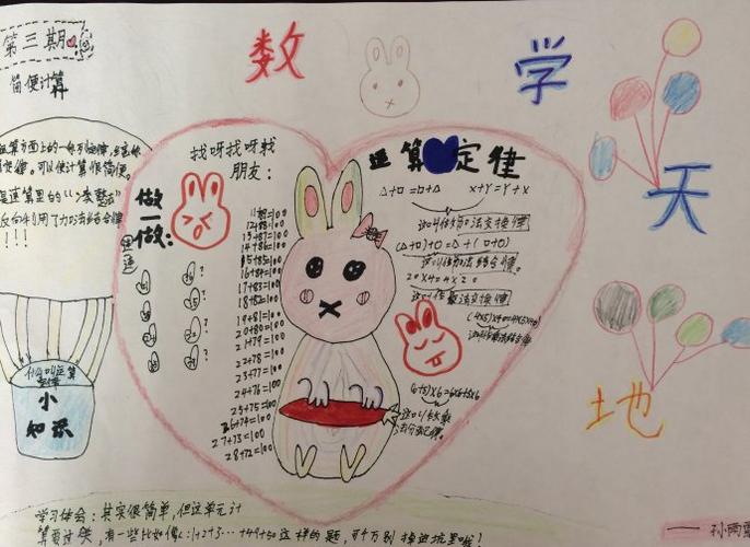 数学手抄报--简便计算