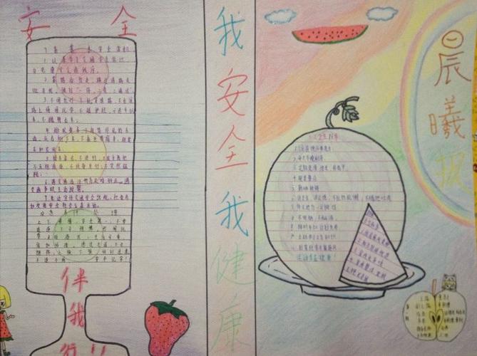 珍爱生命重视安全手抄报