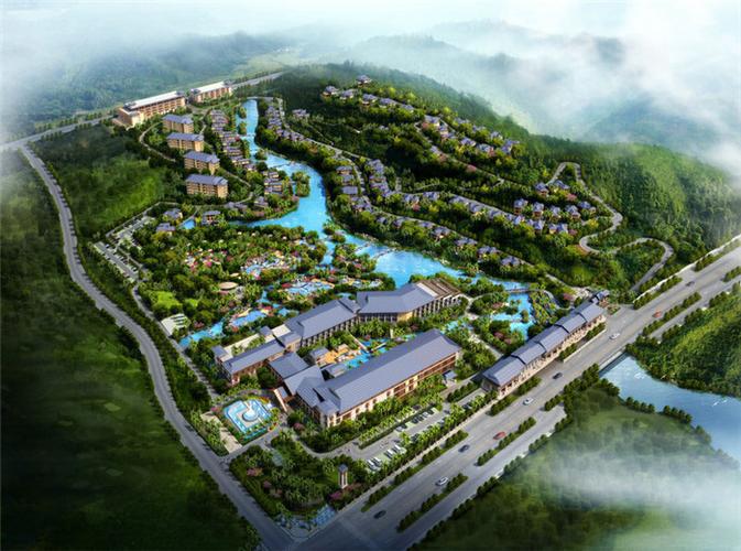 兰洋凤凰谷鸟瞰图