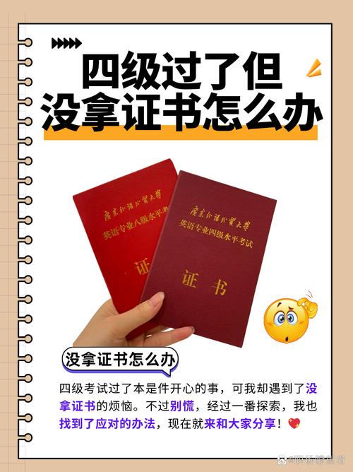 四级过了但没拿证书怎么办